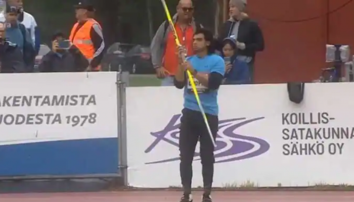 Neeraj Chopra at Kuortane Games: കുര്‍താനെ ഗെയിംസില്‍ അഭിമാനമായി നീരജ് ചോപ്ര; ജാവലിൻ ത്രോയിൽ സ്വർണം