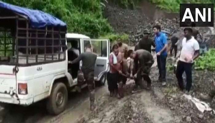 ഇംഫാലിൽ സൈനിക ക്യാമ്പിനടുത്ത് കനത്ത മണ്ണിടിച്ചിൽ