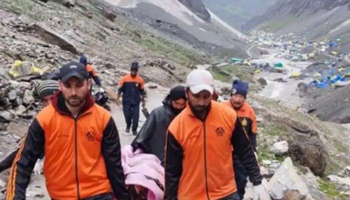 Amarnath cloudburst: അമർനാഥ് മേഘവിസ്ഫോടനം; മരണസംഖ്യ 16 ആയി, നാൽപ്പതോളം പേരെ കാണാനില്ല