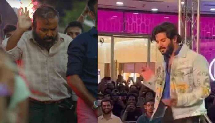 ചാക്കോച്ചനെ പോലെ &#039;ദേവദൂതർ പാടി&#039; ഗാനത്തിന് ചുവട് വെച്ച് ദുൽഖർ; ഒപ്പം സീതാ രാമം സംഘവും