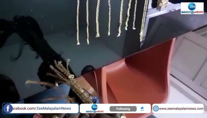 Thief caught with gold ornaments