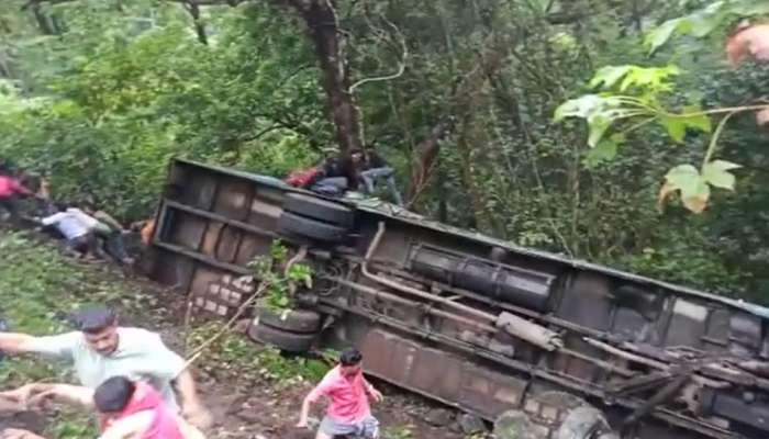 Ksrtc Accident | നേര്യമംഗലത്ത് കെ എസ് ആർ ടി സി ബസ് മറിഞ്ഞു,, ഒരു മരണം