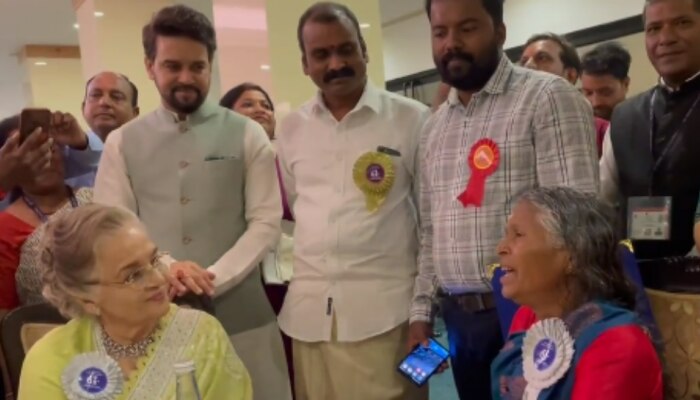 National Film Awards: ‘കളക്കാത്ത സന്ദനമേറെ’... നഞ്ചിയമ്മയുടെ ​ഗാനം ആസ്വദിച്ച് കേന്ദ്രമന്ത്രി, വീഡിയോ