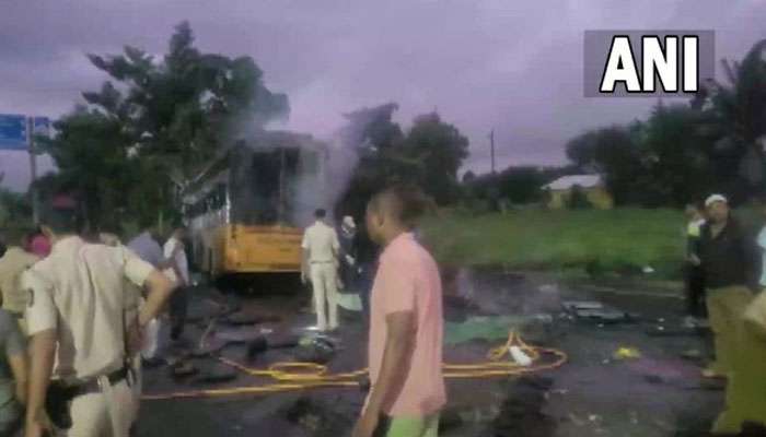 Nashik Bus Fire Accident: നാസിക്കിൽ ബസിന് തീപിടിച്ച് 11 മരണം; നിരവധിപേർക്ക് പരിക്ക്