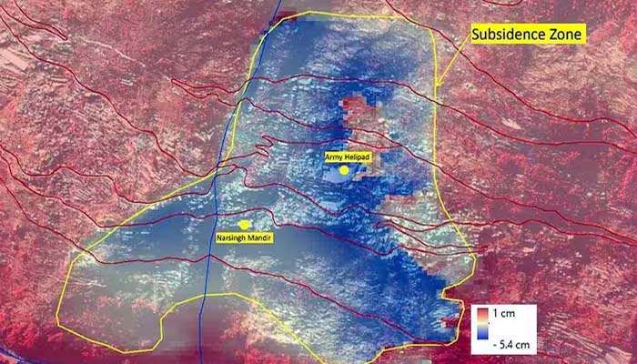 ISRO Revelation on Josimath: 12 ദിവസത്തിനുള്ളില്‍ ഭൂമി താഴ്ന്നത് 5.4 cm, ജോഷിമഠ് പൂർണമായും മുങ്ങാൻ സാധ്യതയെന്ന് ISRO