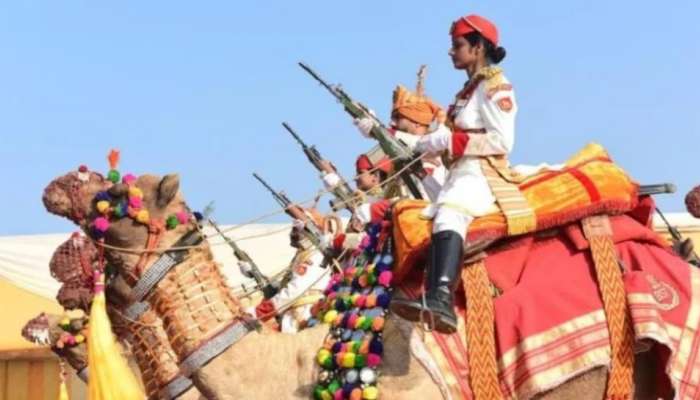 Republic Day 2023: ചരിത്രത്തിലാദ്യമായി ബിഎസ്എഫിന്റെ ഒട്ടക സവാരി സംഘത്തിൽ സ്ത്രീകളും