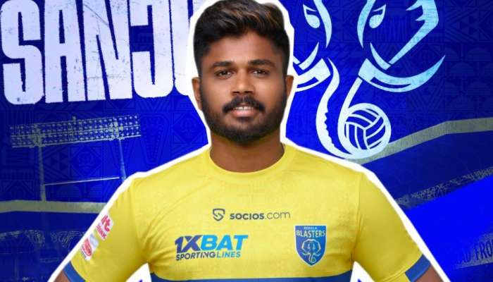 Kerala Blasters : കേരള ബ്ലാസ്റ്റേഴ്സിന്റെ ഭാഗമായി സഞ്ജു സാംസൺ; ഇന്ത്യൻ ക്രിക്കറ്റ് താരം കൊമ്പന്മാരുടെ ബ്രാൻഡ് അംബാസഡർ