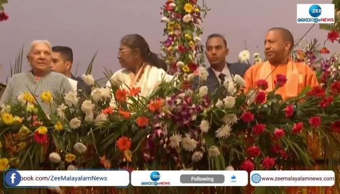 President Droupadi Murmu attends Ganga aarti