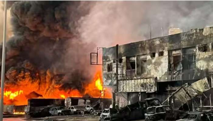 Fire Accident: യുഎഇയിൽ വൻ തീപിടുത്തം, കെട്ടിടങ്ങളും കാറുകളും കത്തിനശിച്ചു