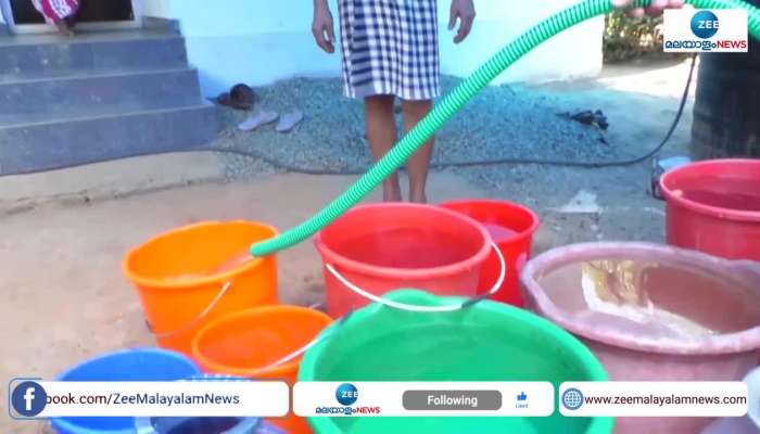 Summer is hot; There is severe shortage of drinking water in various areas of Idukki.