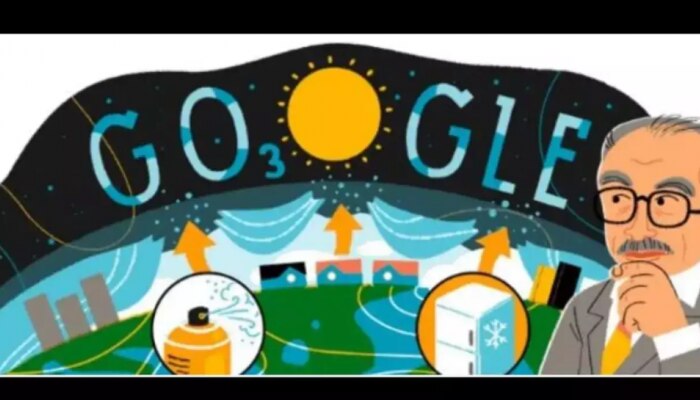 Google Doodle : ഡോ.മരിയോ മോളിനയുടെ ജന്മദിനം ആഘോഷിച്ച് ഗൂഗിൾ ഡൂഡിൽ;  ഓസോൺ പാളിയിലെ വിള്ളൽ കണ്ടെത്തിയ ശാസ്ത്രജ്ഞനെ കുറിച്ച് അറിയാം