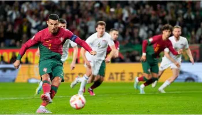 Cristiano Ronaldo: ദേശീയ ടീമിൽ പുതിയ റെക്കോർഡിട്ട് ക്രിസ്റ്റ്യാനോ റൊണാൾഡോ; നേട്ടം ആഘോഷിച്ചത് ഡബിളടിച്ച്! 