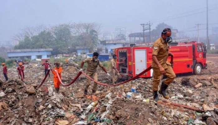 Brahmapuram Fire Accident: അട്ടിമറിയില്ല, തീപിടുത്തത്തിന് കാരണം അമിത ചൂടെന്ന് റിപ്പോർട്ട്