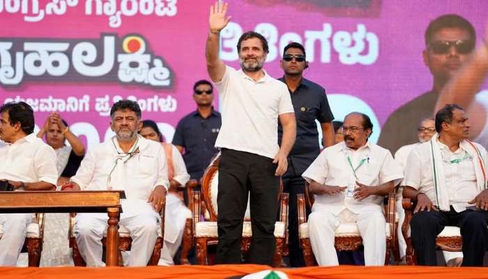 Karnataka Election 2023:  കര്‍ണാടകയില്‍ വാഗ്ദാനങ്ങളുടെ പെരുമഴയുമായി കോണ്‍ഗ്രസ്‌, പ്രചാരണ രംഗത്ത്‌ രാഹുല്‍ സജീവം