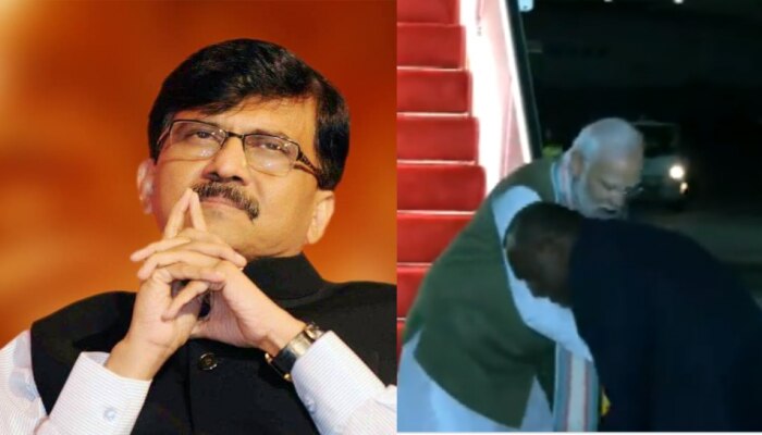 Sanjay Raut: "മാന്ത്രികനെന്ന് തോന്നിക്കാണും"; മോദിയെ കാൽ തൊട്ട് വന്ദിച്ച മറാപ്പെയെ പരിഹസിച്ച് സഞ്ജയ് റാവുത്ത്