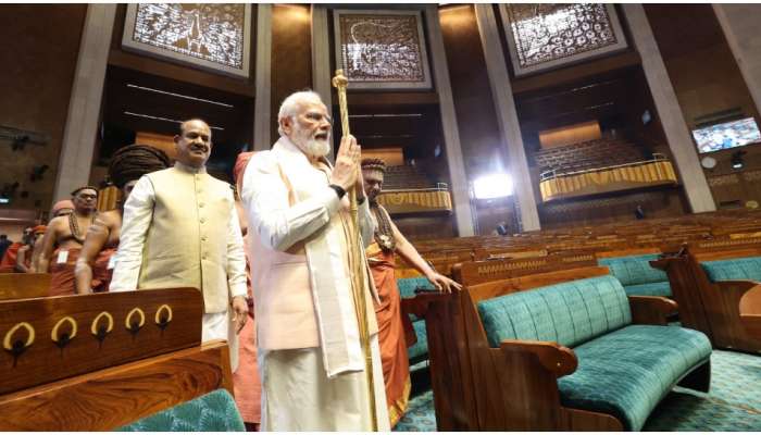 New Parliament building: പുതിയ ഭാരതം പുതിയ ലക്ഷ്യങ്ങളിലേയ്ക്ക്, ജനങ്ങളുടെ സ്വപ്‌നം സാക്ഷാത്കരിച്ചു: പ്രധാനമന്ത്രി