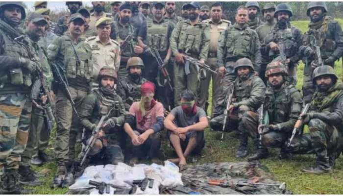 Jammu Kashmir: കശ്മീരില്‍ നുഴഞ്ഞുകയറ്റ ശ്രമം പൊളിച്ച് സൈന്യം; മൂന്ന് ഭീകരര്‍ പിടിയില്‍