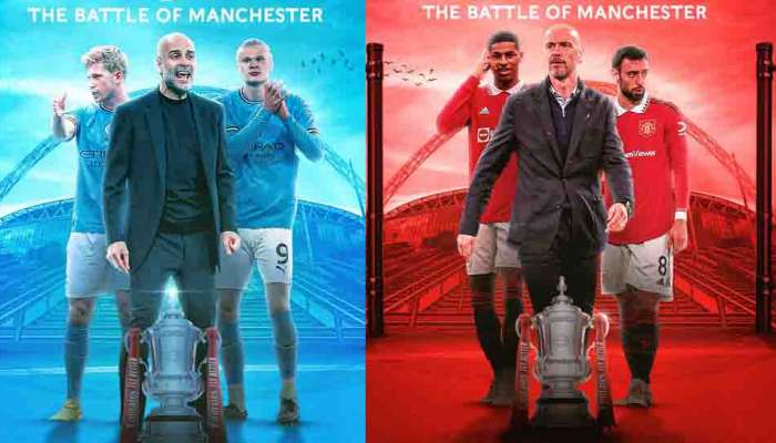 FA Cup 2023 Final : സിറ്റിയുടെ ട്രെബിൾ മോഹത്തിന് യുണൈറ്റഡ് തടയിടുമോ? എഫ്എ കപ്പ് ഫൈനൽ പോരാട്ടം എവിടെ, എപ്പോൾ കാണാം?