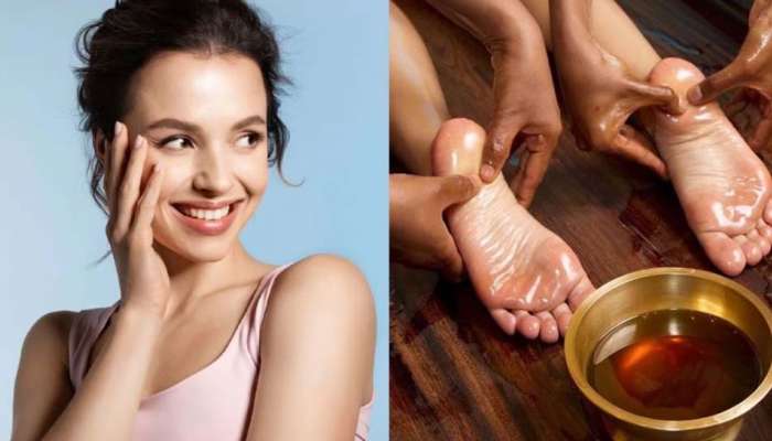 Skin Care: നെയ്യ് പുരട്ടി പാദങ്ങള്‍ മസാജ് ചെയ്യൂ, മുഖം ചന്ദ്രനെപ്പോലെ തിളങ്ങും!! 