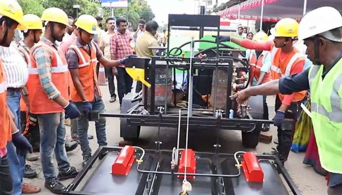 കുഴി അടയക്കാൻ ഇൻഫ്രാ റെഡ് പാച്ച് വർക്ക് സംവിധാനം; റോഡുകൾ ഇനി കുട്ടപ്പനാകും  