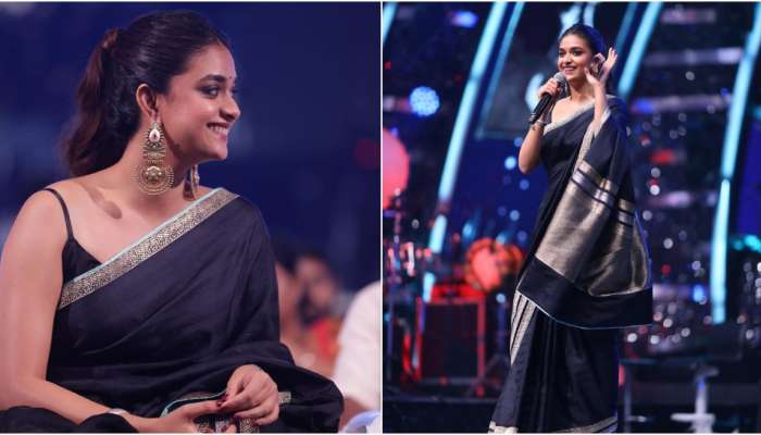 Keerthy Suresh: കറുപ്പ് സാരിയിൽ അതിമനോഹരിയായി കീർത്തി; ചിത്രങ്ങൾ ഏറ്റെടുത്ത് ആരാധകർ