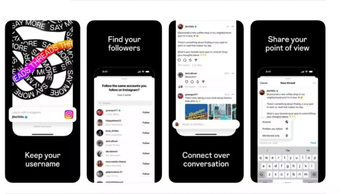 Threads: ട്വിറ്ററിന് കനത്ത വെല്ലുവിളി; ആദ്യ ഏഴ് മണിക്കൂറില്‍ 1 മില്ല്യൺ ഉപയോക്താക്കളുമായി ത്രെഡ്സ്