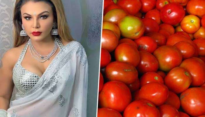 Tomato Price Hike: ഈ നഗരത്തിൽ തക്കാളി കിലോയ്ക്ക് 162 രൂപ!! പ്രിയപ്പെട്ടവര്‍ക്ക് സമ്മാനമായി തക്കാളി നല്‍കാമെന്ന് രാഖി സാവന്ത്  