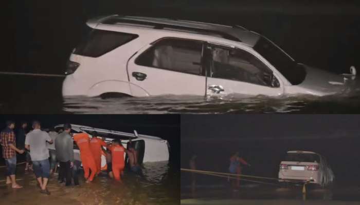 Car sinks in sea: പൊഴിയിലൂടെ കാർ മറുകരയിലേക്ക് ഓടിക്കാൻ ശ്രമം; കാപ്പിൽ ബീച്ചിൽ കാർ കടലിൽ മുങ്ങി താണു