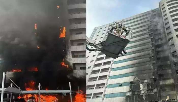 Fire Accident In Ajman: അജ്മാനിലെ ബഹുനില കെട്ടിടത്തിലുണ്ടായ തീപിടുത്തത്തിൽ 16 ഫ്ലാറ്റുകൾ കത്തിനശിച്ചു