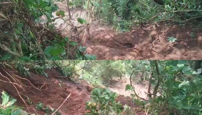 Landslide: ഇടുക്കി നെടുങ്കണ്ടത്ത് ഉരുൾപൊട്ടൽ; ഒരേക്കറോളം കൃഷിയിടം ഒലിച്ചുപോയി