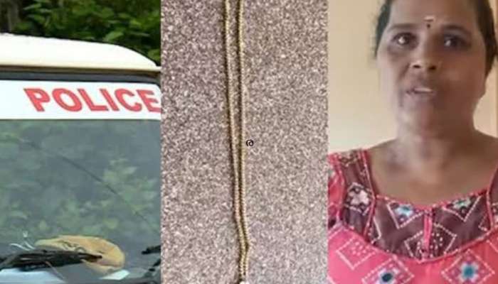 Crime News: മണ്ണാർക്കാട് ബൈക്കിലെത്തി മാലപൊട്ടിക്കാൻ ശ്രമിച്ച മോഷ്ടാവിൻറെ കൈ കടിച്ച് പറിച്ച് വീട്ടമ്മ