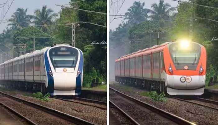 Vande Bharat Express From Kerala: കേരളത്തിലൂടെ പായുന്ന വന്ദേ ഭാരത് എക്‌സ്‌പ്രസിന്‍റെ ആകർഷകമായ ചിത്രങ്ങൾ പങ്കുവച്ച് റെയിൽവേ