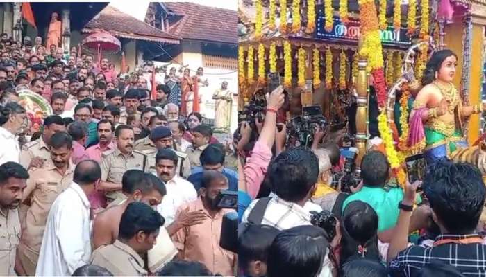 തങ്ക അങ്കി ഘോഷയാത്ര ആറന്മുള പാർഥസാരഥി ക്ഷേത്രത്തിൽ നിന്നു പുറപ്പെട്ടു; ഡിസംബർ 26-ന് സന്നിധാനത്ത് എത്തും