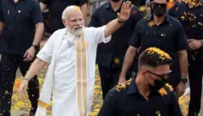 PM Modi At Guruvayur: പ്രധാനമന്ത്രി നരേന്ദ്ര മോദി ഗുരുവായൂരിലെത്തി; അതിശക്തമായ സുരക്ഷാക്രമീകരണങ്ങൾ