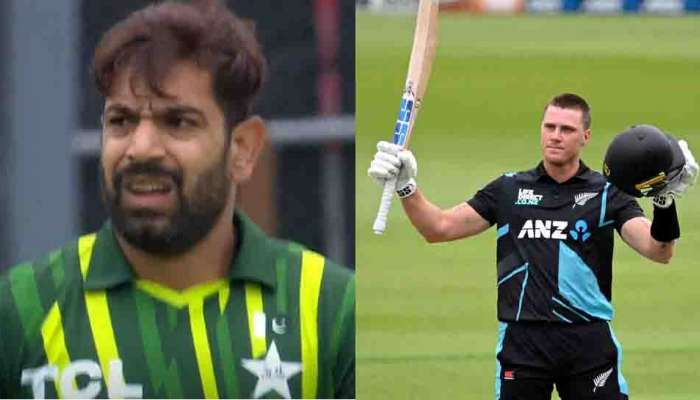 NZ vs PAK : തല്ലുകൊള്ളി റൗഫ്! ഒരു ഓവറിൽ കിവീസ് താരം അടിച്ച് കൂട്ടിയത് 27 റൺസ്; ഒപ്പം റെക്കോർഡും