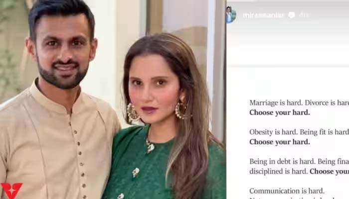 Sania Mirza: വിവാഹവും വിവാഹമോചനവും കഠിനം; അഭ്യൂഹങ്ങൾക്ക് ചൂട് പിടിപ്പിച്ച് സാനിയയുടെ ഇൻസ്റ്റാഗ്രാം സ്റ്റോറി