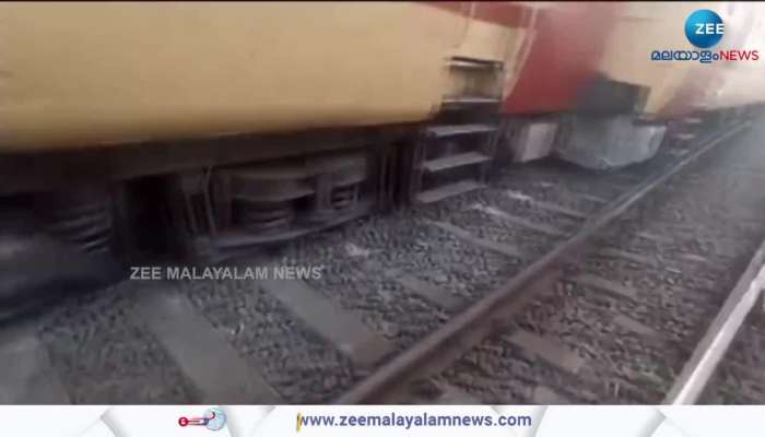 Train bogies derailed