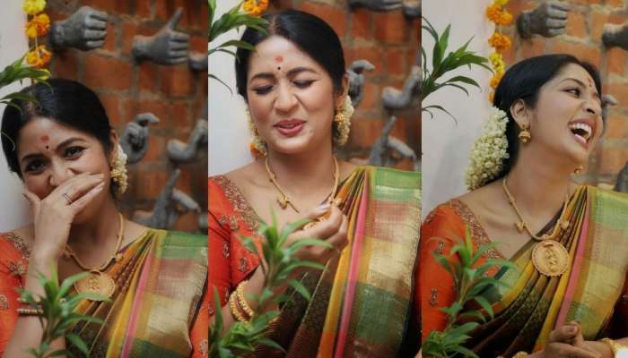 Navya Nair: ചിരിയടക്കാനാകാതെ നവ്യ! പുത്തൻ ചിത്രങ്ങൾ വൈറൽ