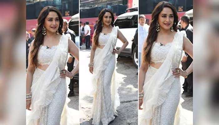 Madhuri Dixit: വെള്ള സാരിയില്‍ മാലാഖയേപ്പോലെ മാധുരി ദീക്ഷിത് !! മനം മയക്കും ചിത്രങ്ങള്‍ വൈറല്‍ 