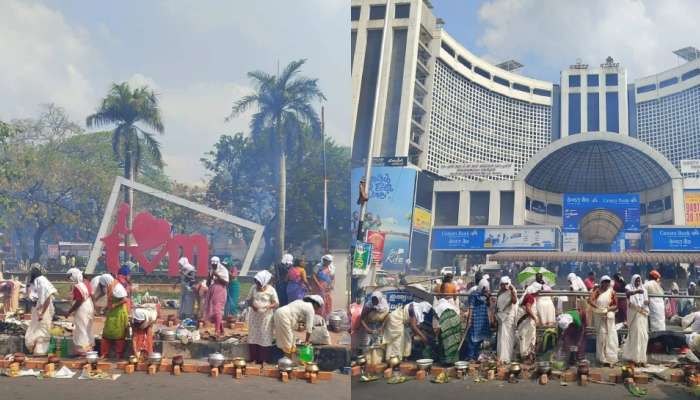 Attukal Pongala: ആറ്റുകാലമ്മയ്ക്ക് പൊങ്കാല, ഭക്തിസാന്ദ്രമായി അനന്തപുരി; ചിത്രങ്ങൾ 
