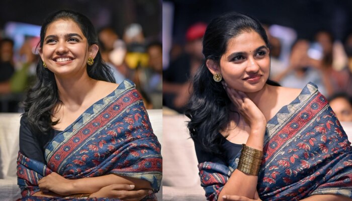 Mamitha Baiju: ഇമോഷൻസ്...! സാരിയിൽ മമിത ബൈജു സുന്ദരിയാണല്ലേ...? 