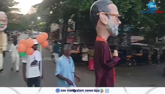 Roadshow Conducted In Neyyattinkara For Rajeev Chandrasekhar