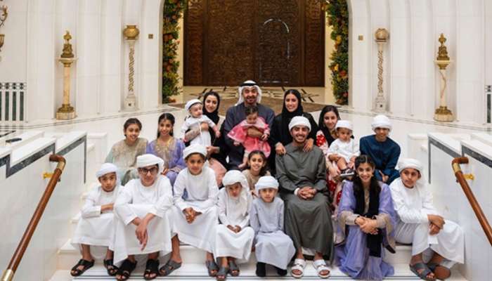 Eid Al Fitr: കുടുംബത്തിനൊപ്പം ചെറിയ പെരുന്നാള്‍ ആഘോഷിച്ച് യുഎഇ പ്രസിഡന്‍റ് ശൈഖ് മുഹമ്മദ്