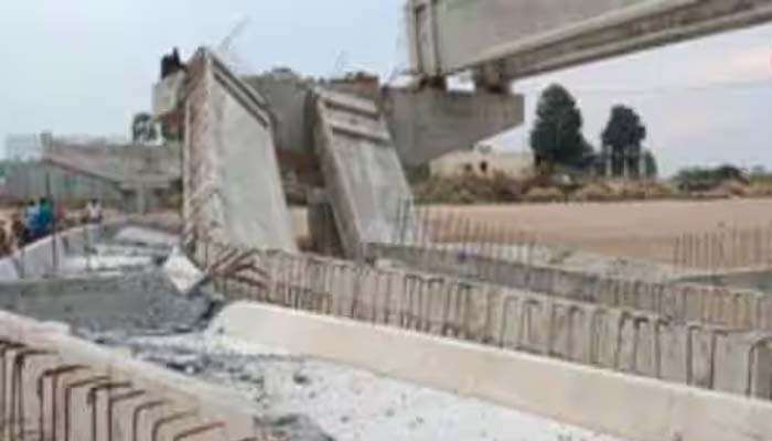 Telangana Bridge Collapses: തെലങ്കാനയില്‍ 8 വര്‍ഷമായി നിര്‍മ്മാണത്തിലിരുന്ന പാലം തകര്‍ന്നു