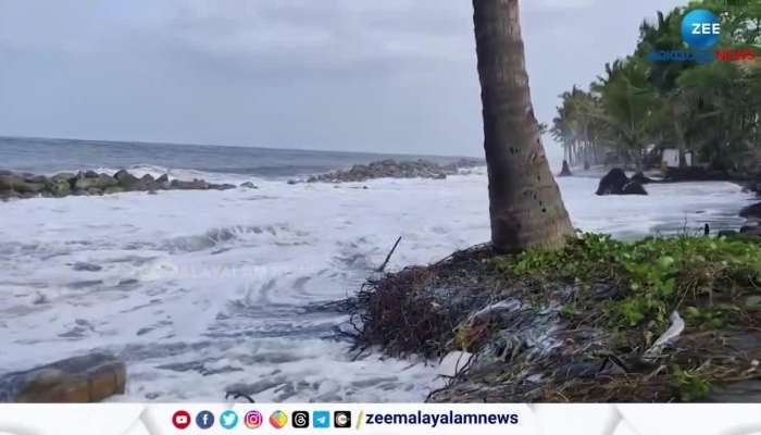 Severe sea attack in arattupuzha and thrikunnapuzha of Alappuzha due to Kallakadal