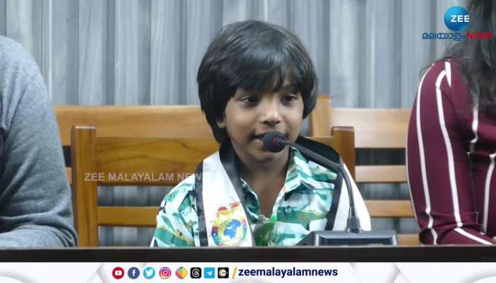 Seven-year-old Appunni will participate in an international fashion show