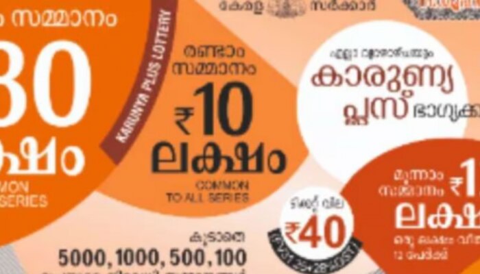 Kerala Lottery Result Today: 80 ലക്ഷം നേടിയ ഭാ​ഗ്യവാൻ ആര്...? കാരുണ്യ പ്ലസ് KN 524 ലോട്ടറി ഫലം 