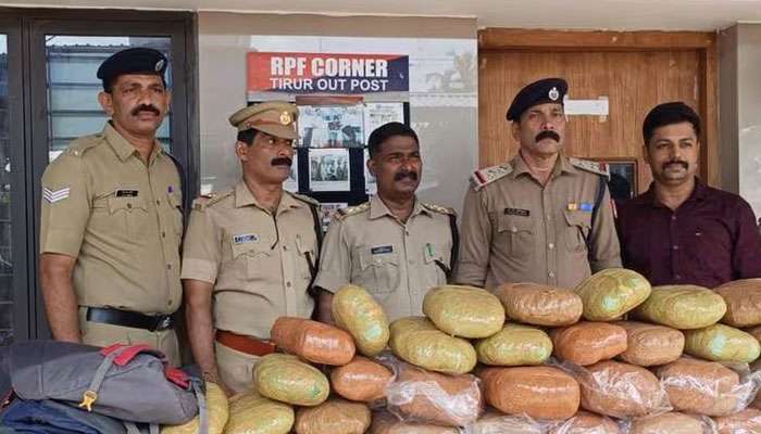 Drugs Seized: ചെന്നൈ-മംഗളൂരു മെയിലിൽ വൻ കഞ്ചാവ് വേട്ട; പിടികൂടിയത് 46 കിലോ കഞ്ചാവ് 