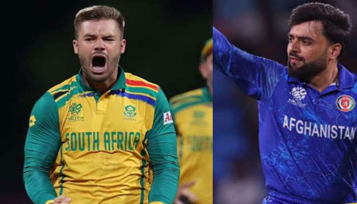 SA vs AFG Semifinal-1: ചീട്ടുകൊട്ടാരം പോലെ തകർന്നടിഞ്ഞ്   അഫ്ഗാനിസ്ഥാൻ; 56 റൺസിന് പുറത്ത്