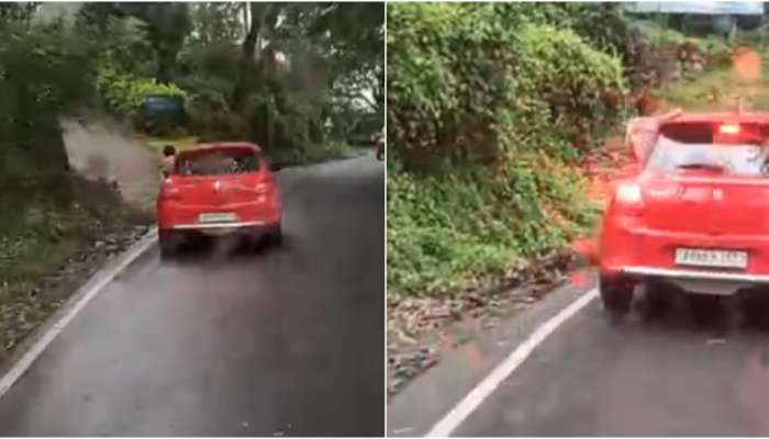 Dangerous driving: കാറിന്റെ ഡോറില്‍ കുട്ടിയെ ഇരുത്തി; മൂന്നാറില്‍ വീണ്ടും അപകട യാത്ര